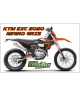 KTM EXC 2020 NEGRO GRIS