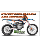 KTM EXC 2020 NARANJA AZUL DEGRADADO